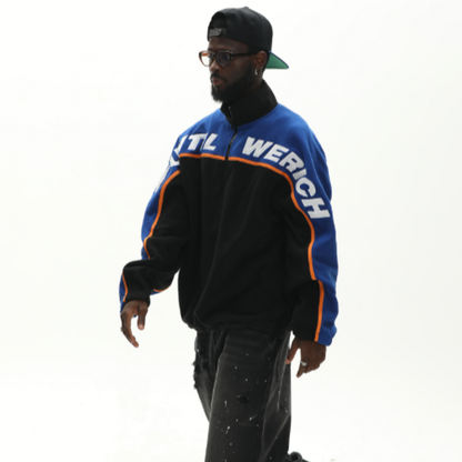 COLORBLOCKED HIP-HOP PULLOVER I-0060