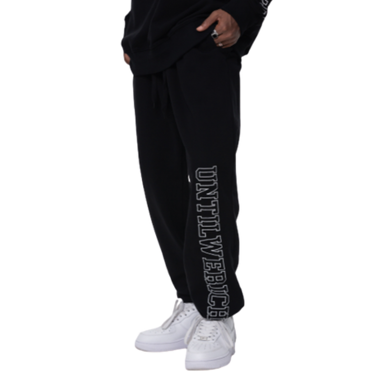 EMBROIDERED TERRY SWEATPANTS I-0016