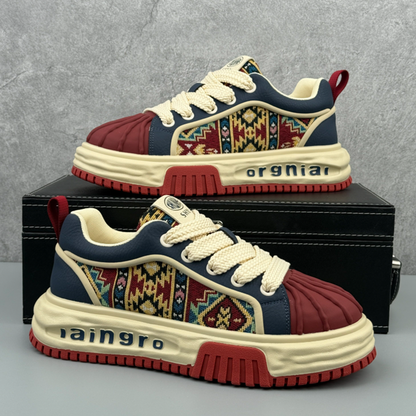 ETHNIC STYLE SPORTS SNEAKERS I-0235