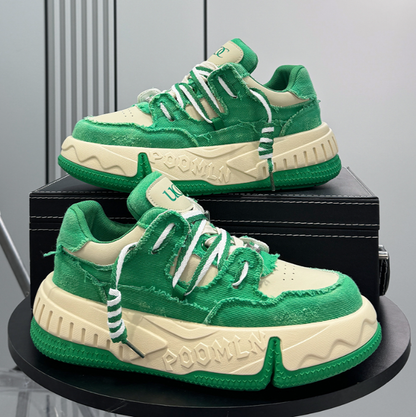 CASUAL THICK-SOLED SHOES I-0186