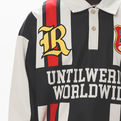 RETRO COLORBLOCK POLO SHIRT I-0003