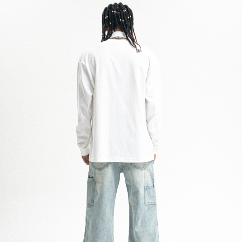 UNISEX COZY COTTON LONG SLEEVE TEE I-0158