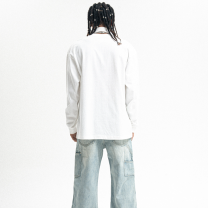 UNISEX COZY COTTON LONG SLEEVE TEE I-0158