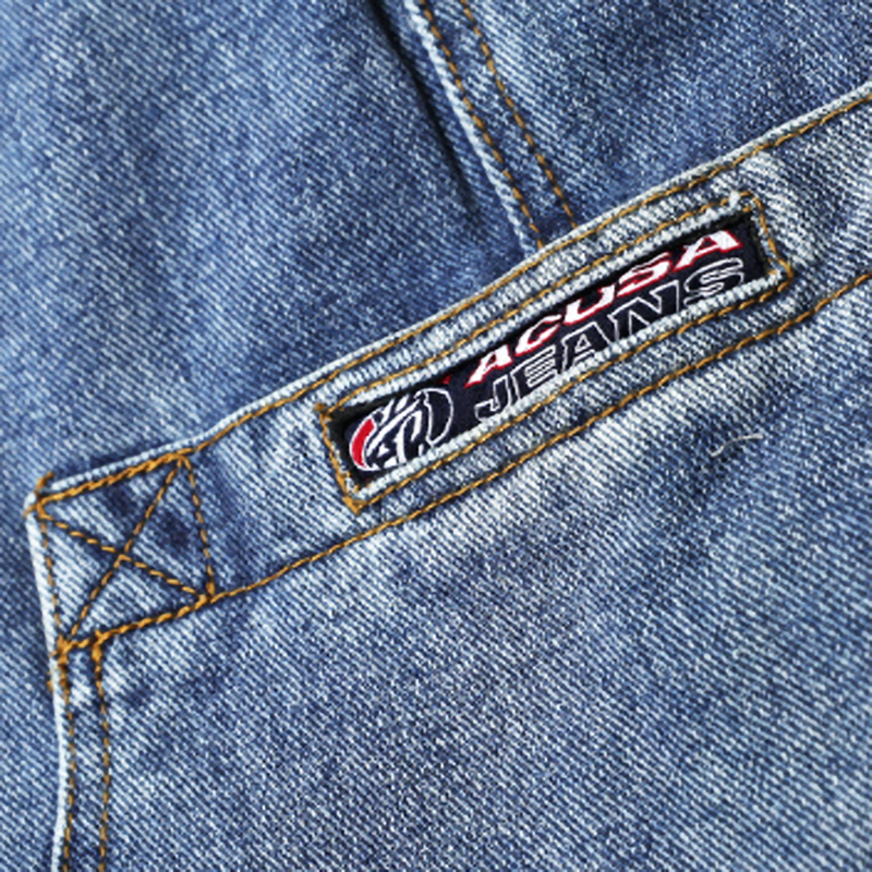 EMBROIDERED DENIM PANTS I-0131