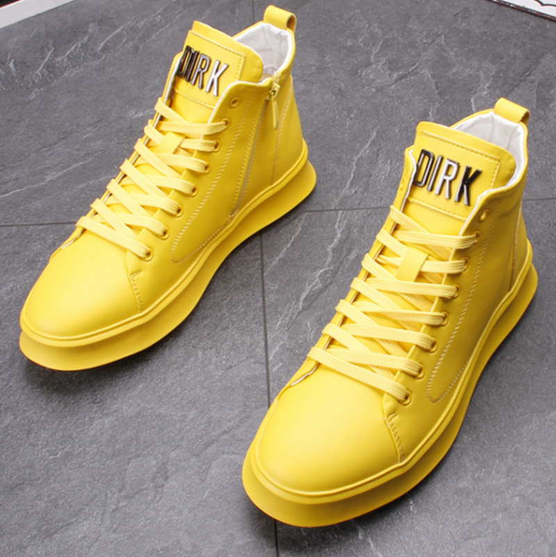 HIGH-TOP LACE-UP SNEAKERS I-0187