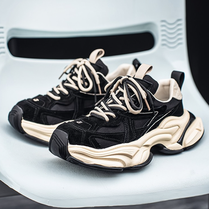 RETRO LUXE CASUAL SNEAKERS I-0217