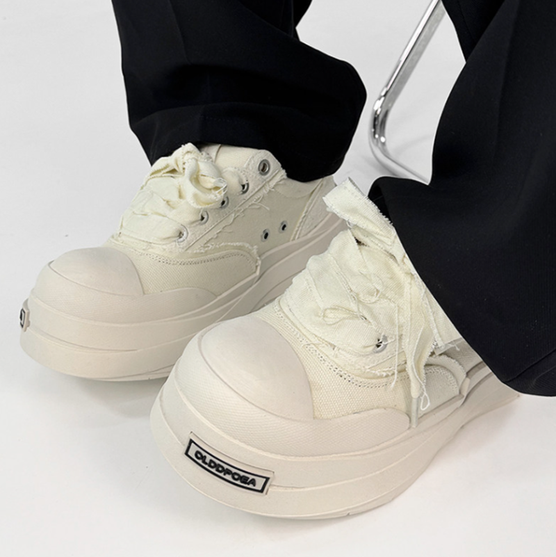 RETRO CANVAS PLATE SHOES I-0228