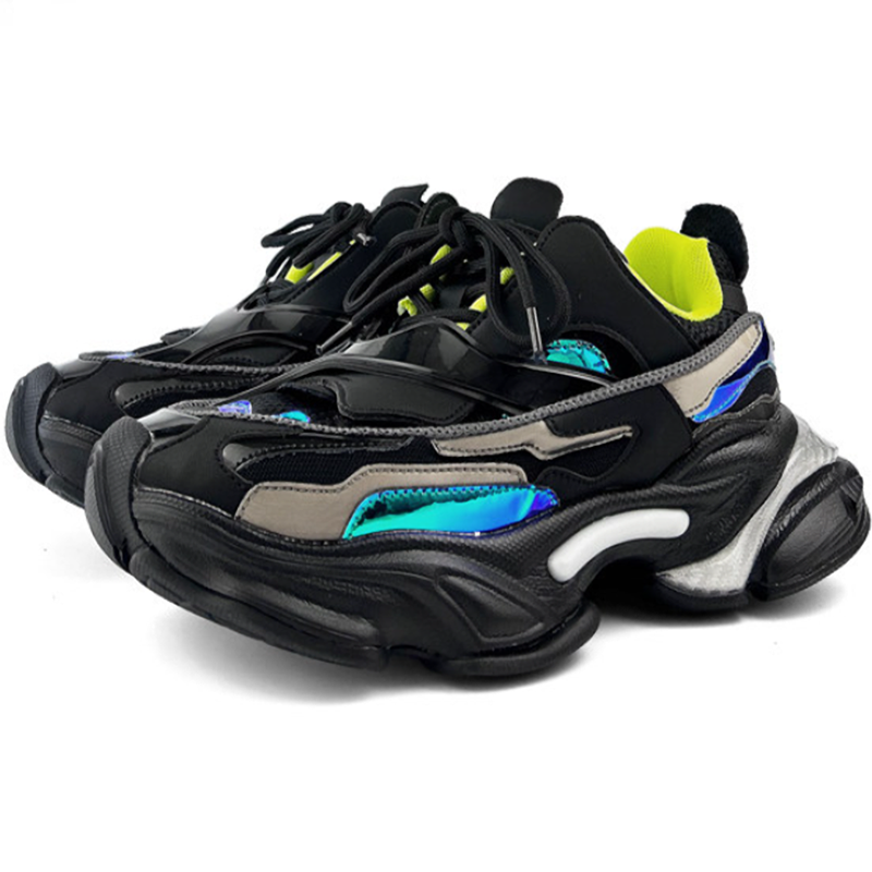 ELEVATED MESH CASUAL SNEAKERS I-0249