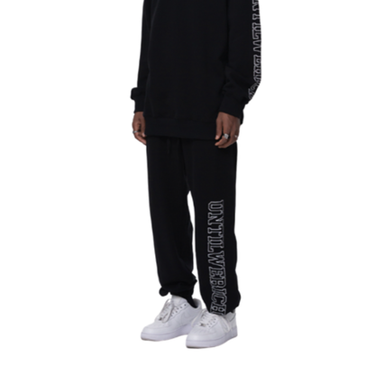 EMBROIDERED TERRY SWEATPANTS I-0016