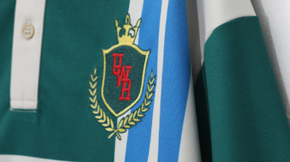 COLOR BLOCK LONG SLEEVE POLO I-0005