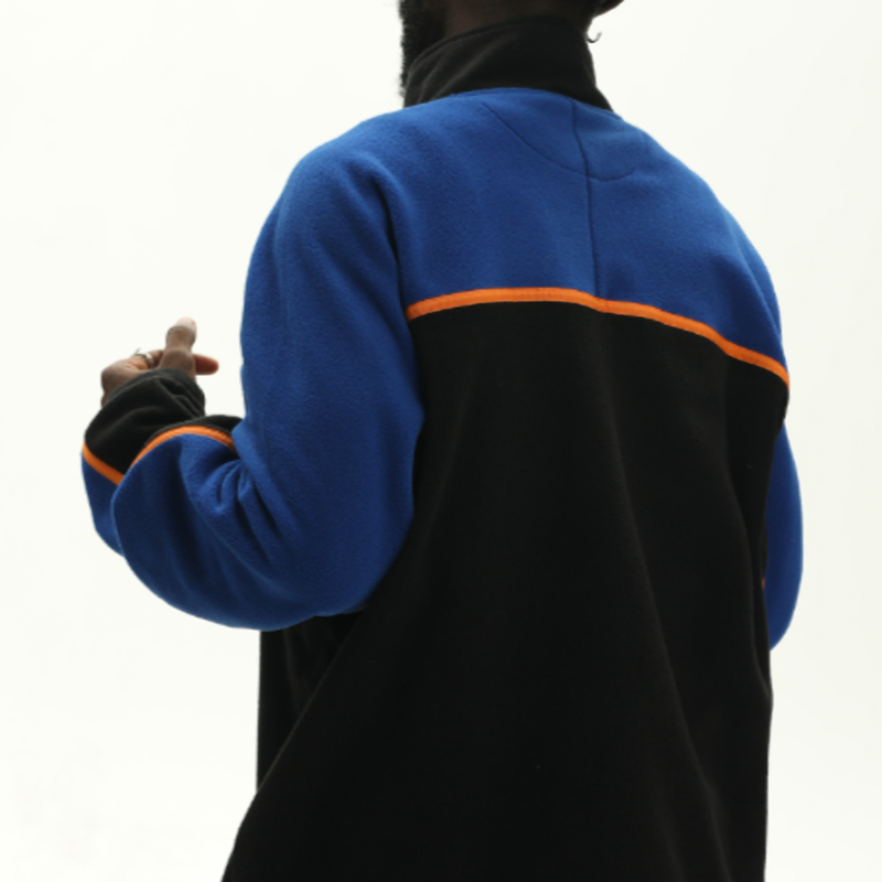 COLORBLOCKED HIP-HOP PULLOVER I-0060