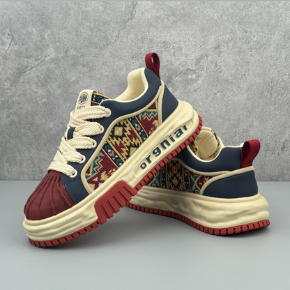 ETHNIC STYLE SPORTS SNEAKERS I-0235