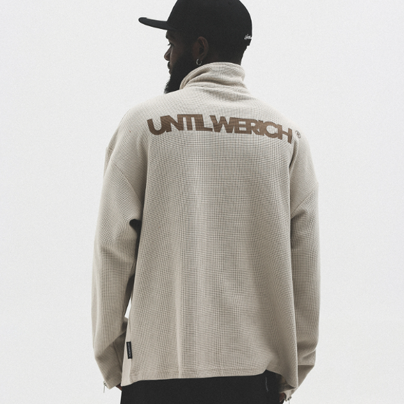 LOOSE HALF-ZIP SWEAT SHIRTI-0010