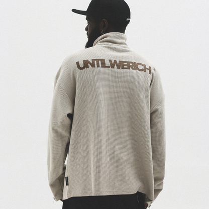 LOOSE HALF-ZIP SWEAT SHIRTI-0010