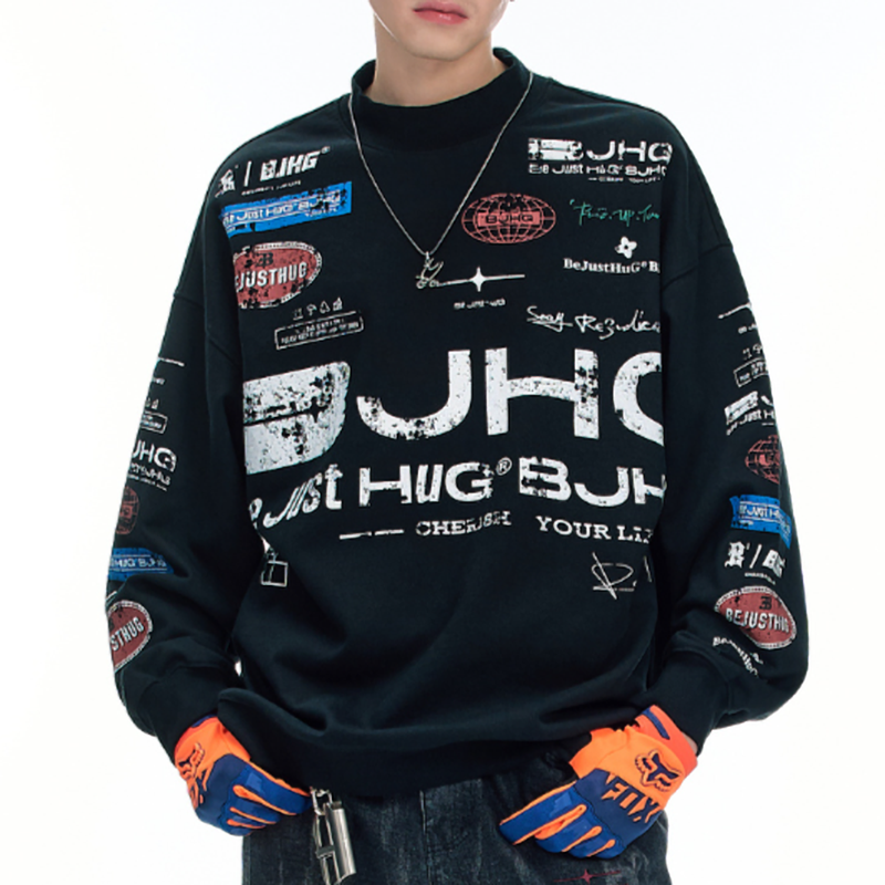 CASUAL OVERSIZED SWEATSHIRT I-0178