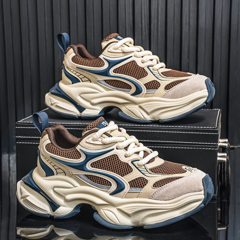 MESH HEIGHTENING SPORTS SHOES I-0216