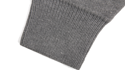 LOOSE HOODED KNIT SWEATSHIRT I-0015