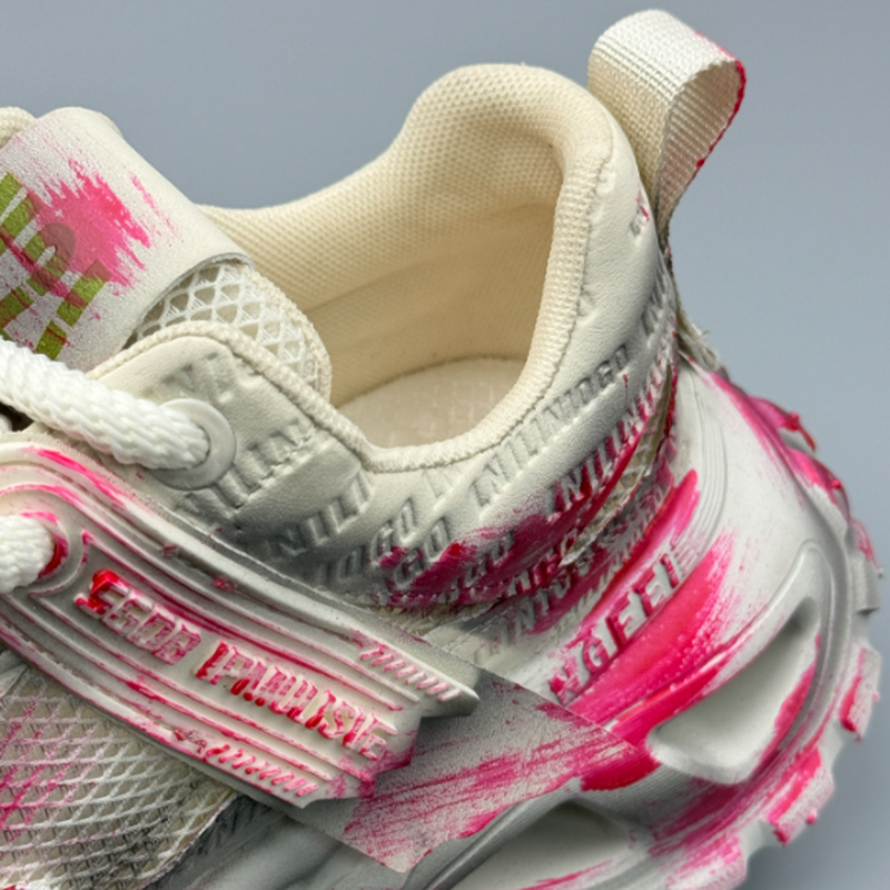 BREATHABLE MESH POP COLOR SHOES I-0223