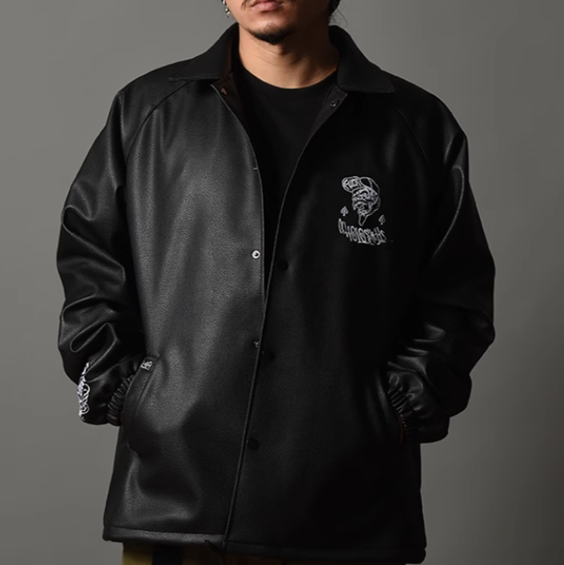 CHICANO EMBROIDERED COACH JACKET I-0164