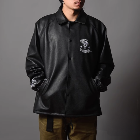CHICANO EMBROIDERED COACH JACKET I-0164
