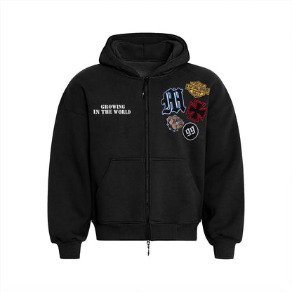 URBAN EMBROIDERED HOODIE I-0021