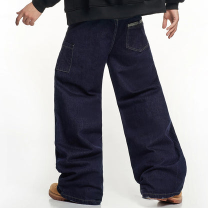 EMBELLISHED WIDE LEG JEANS I-0029