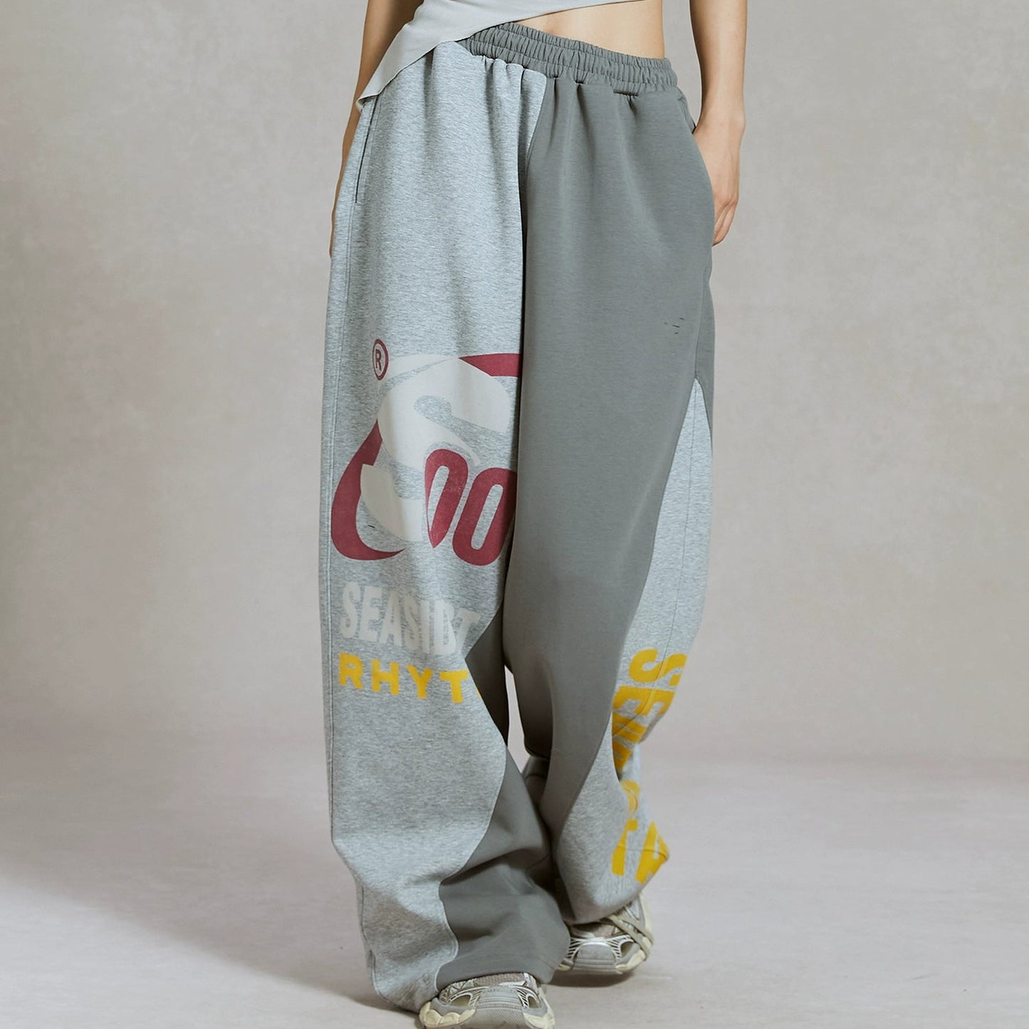 COLOR CLASH DANCE PANTS I-0105