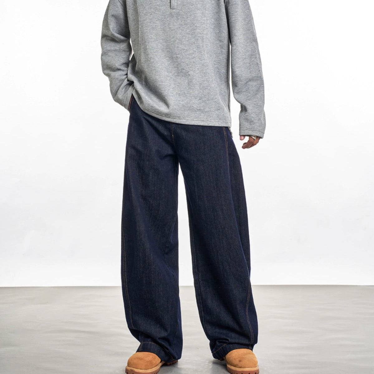 RETRO WIDE-LEG JEANS I-0034