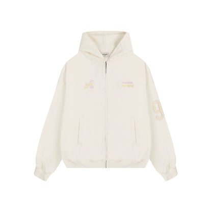 RETRO EMBROIDERED HOODED JACKET I-0066