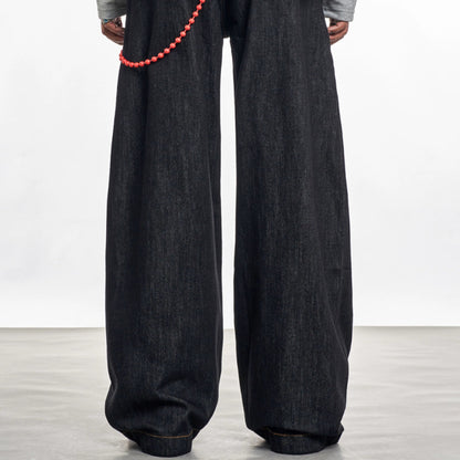 RETRO WIDE-LEG JEANS I-0034