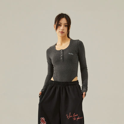 EMBROIDERED BODYSUIT I-0104