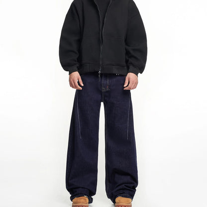 EMBELLISHED WIDE LEG JEANS I-0029