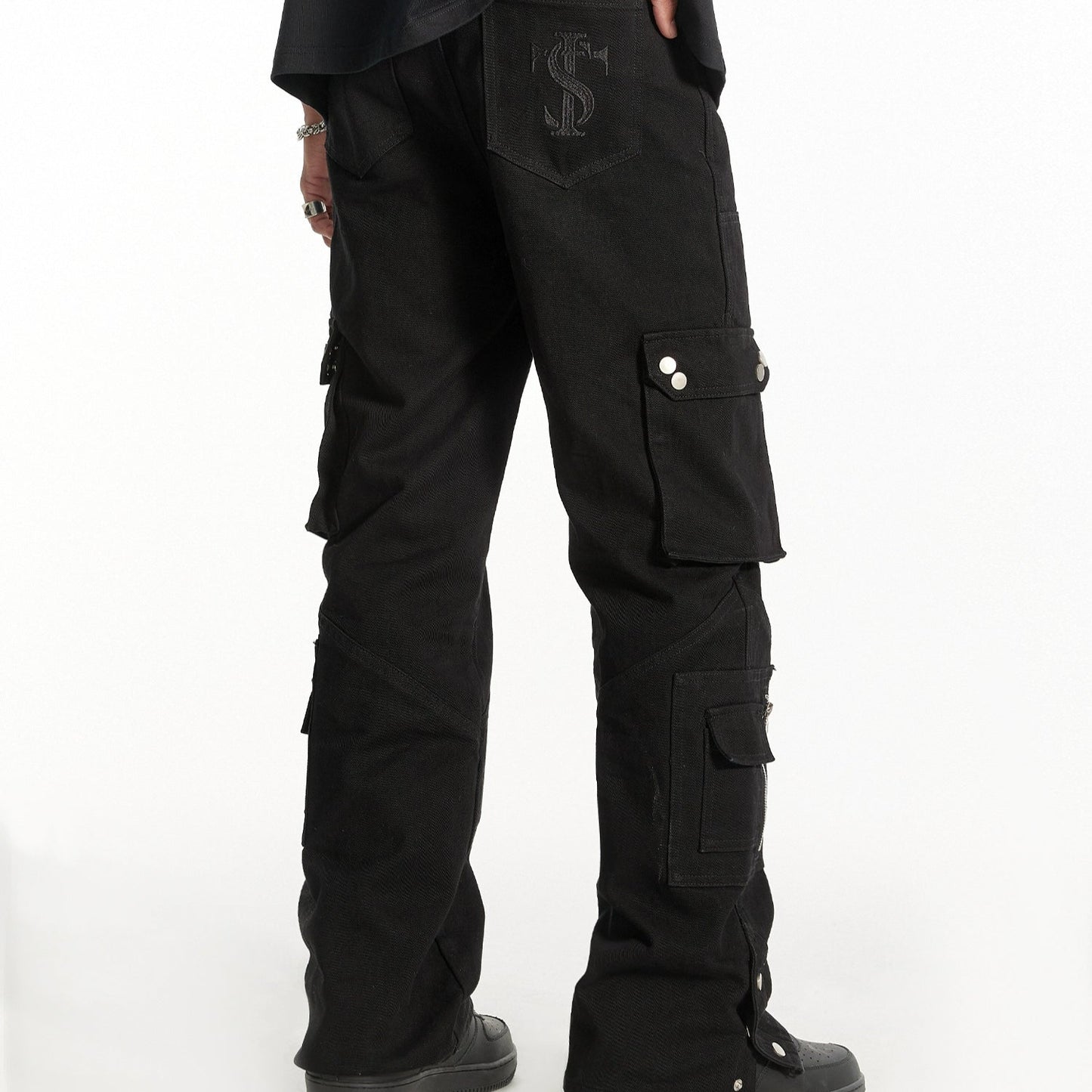STUDDED HIP HOP JEANS I-0050