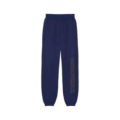 EMBROIDERED TERRY SWEATPANTS I-0016
