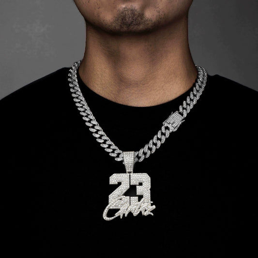 ZIRCONIA CUBAN CHAIN NECKLACE I-0100