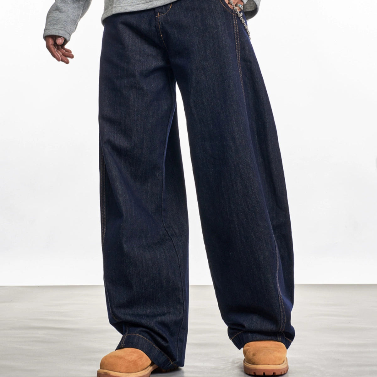 RETRO WIDE-LEG JEANS I-0034