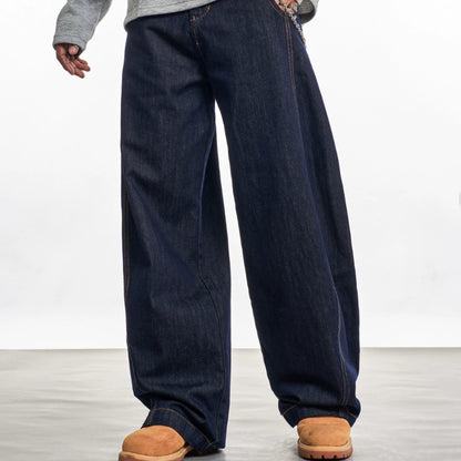 RETRO WIDE-LEG JEANS I-0034