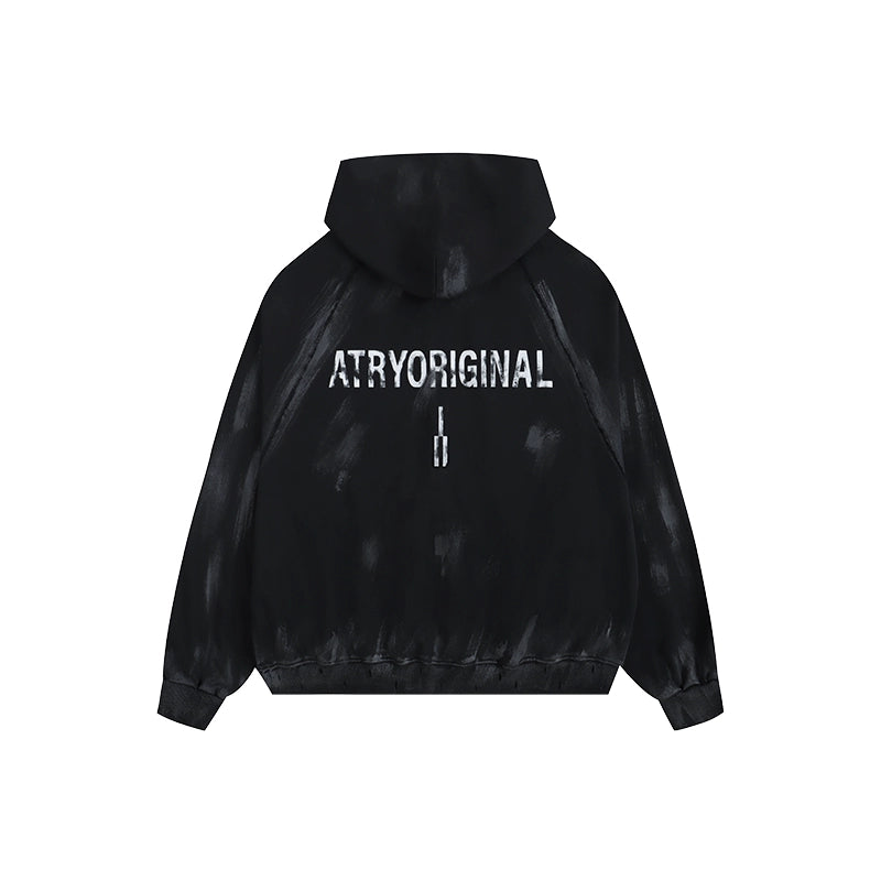 DESTRUCTION PRINT HOODIE I-0074