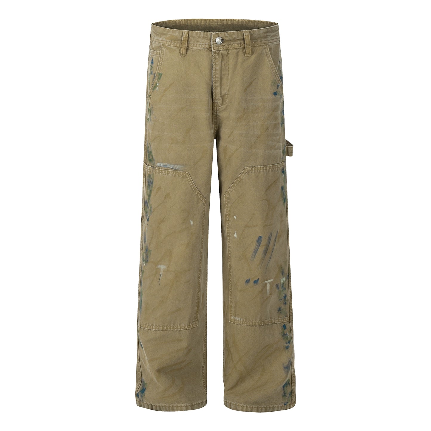 VINTAGE SCRATCHED JEANS I-0041