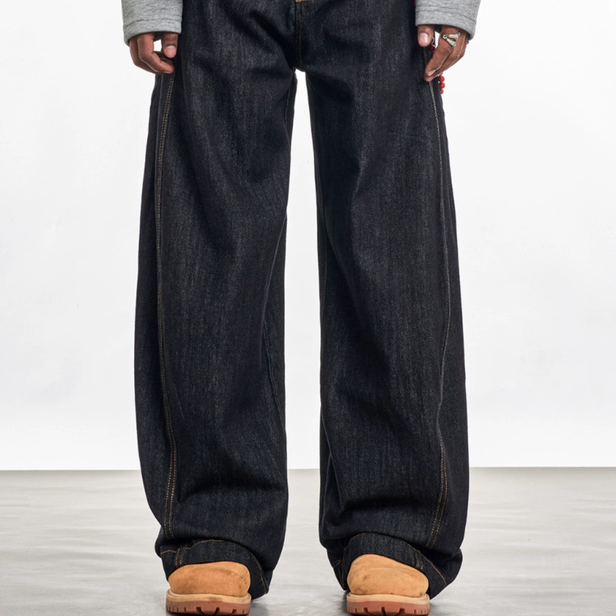 RETRO WIDE-LEG JEANS I-0034