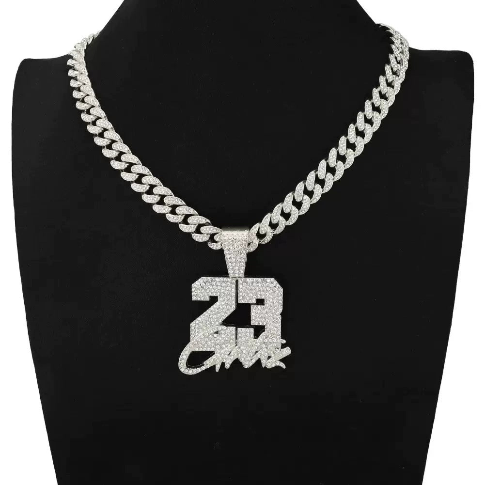 ZIRCONIA CUBAN CHAIN NECKLACE I-0100