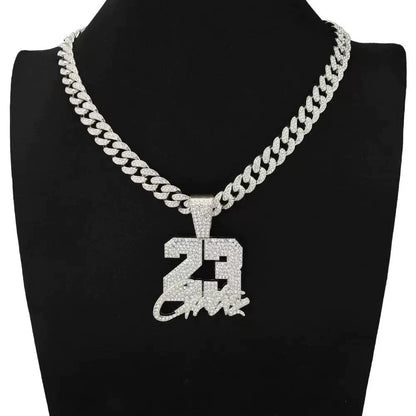 ZIRCONIA CUBAN CHAIN NECKLACE I-0100
