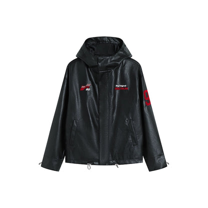 RETRO EMBROIDERED HOODED JACKET I-0076