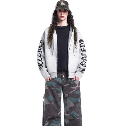 GOTHIC JACQUARD CARDIGAN I-0183