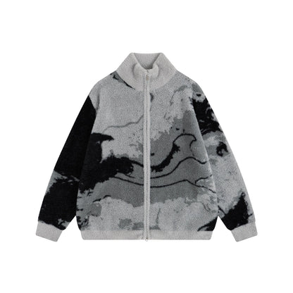 RETRO GRADIENT CARDIGAN JACKET