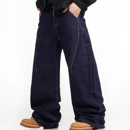 EMBELLISHED WIDE LEG JEANS I-0029