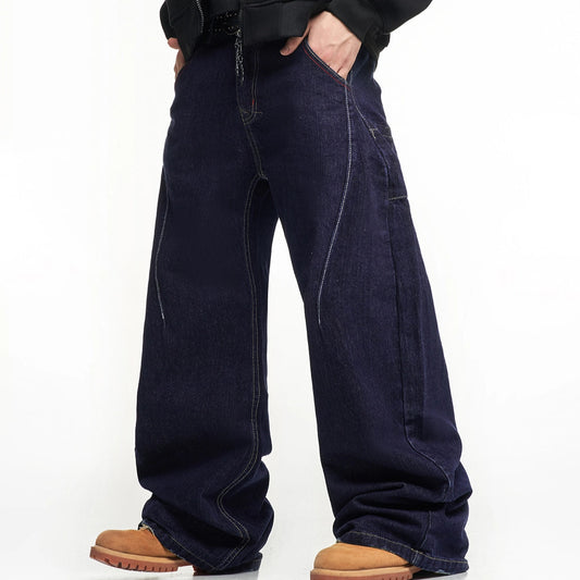 EMBELLISHED WIDE LEG JEANS I-0029