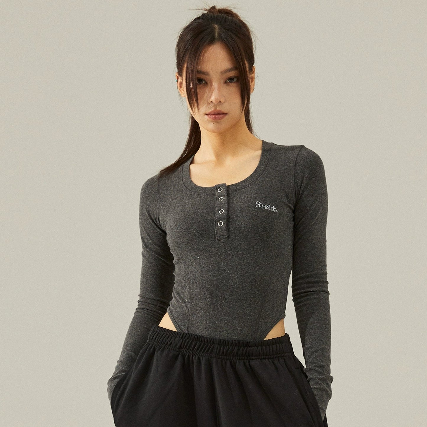 EMBROIDERED BODYSUIT I-0104