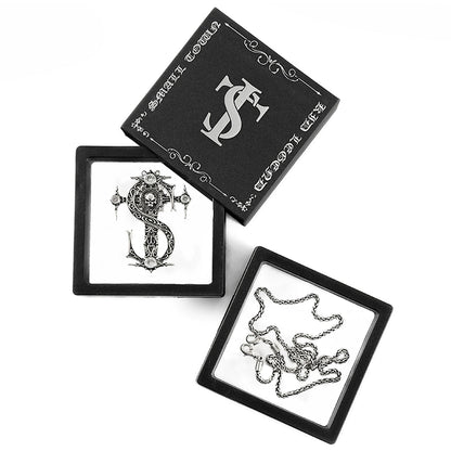 MEDIEVAL SKULL PENDANT NECKLACE I-0047