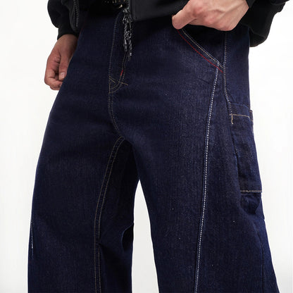 EMBELLISHED WIDE LEG JEANS I-0029